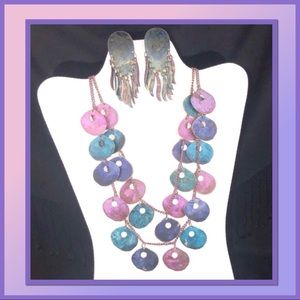 💕SALE💕💕 VINTAGE BOHO STATEMENT NECKLACE SET